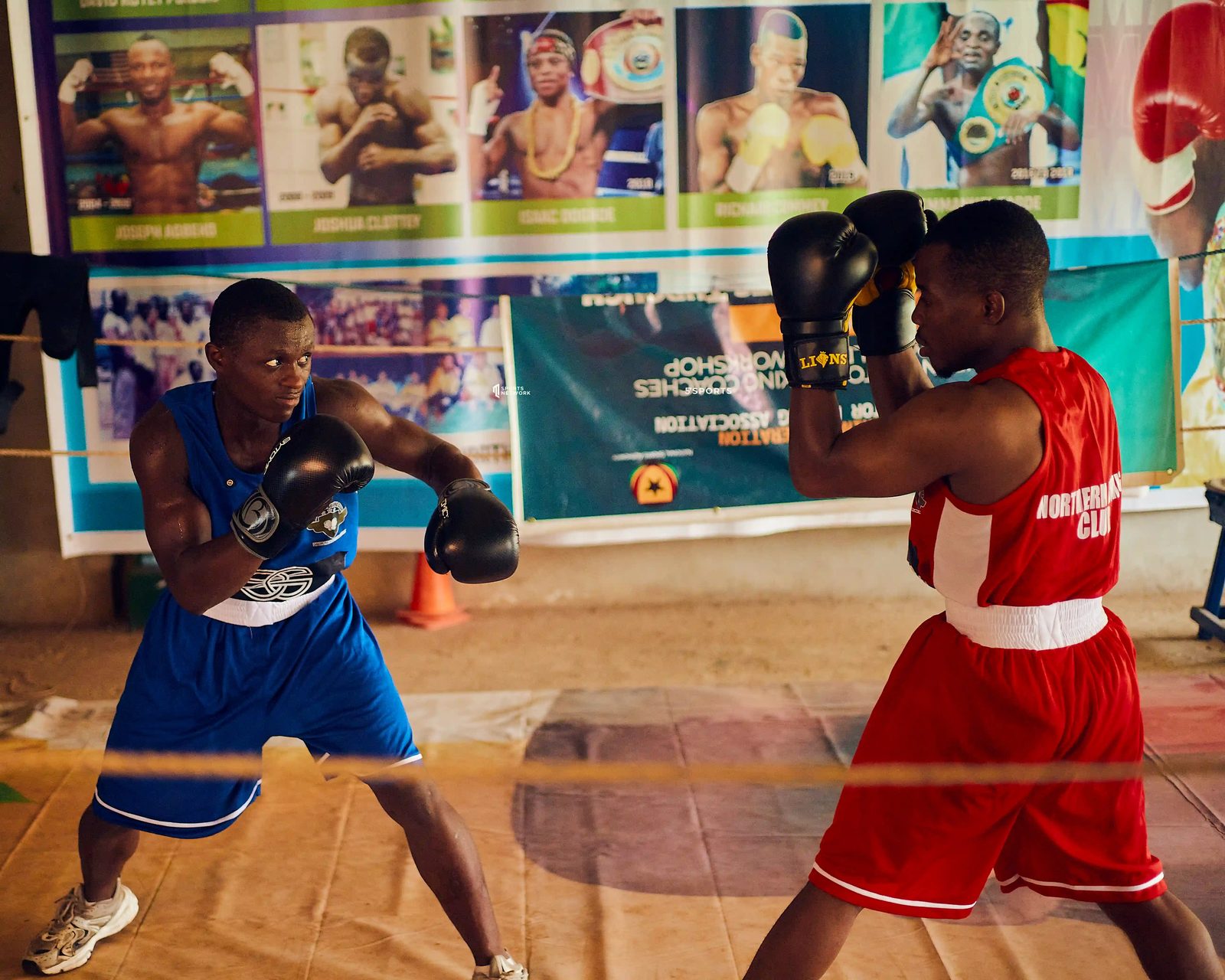 Fight night boxing bout in Tamale