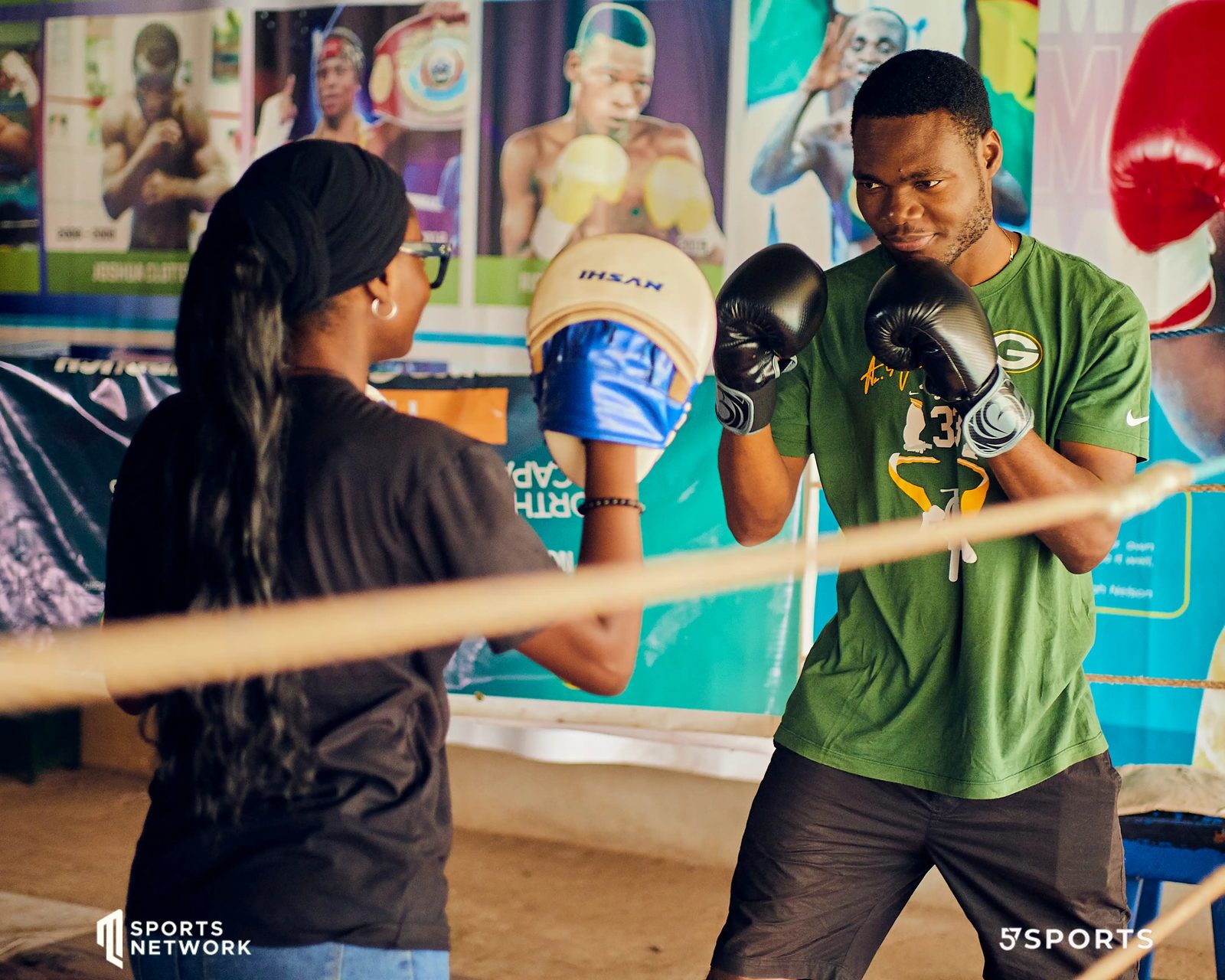 Sparring in the ring